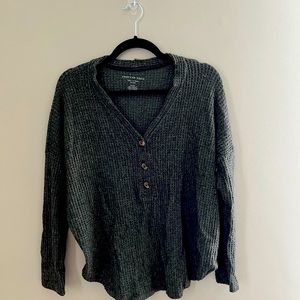 American Eagle Soft & Sexy Plush Long Sleeve Shirt
